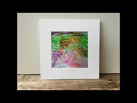 Abstract Miniature Art on Aquarelle Paper #miniatureart  #aquarelle  #abstractpainting #abstractart