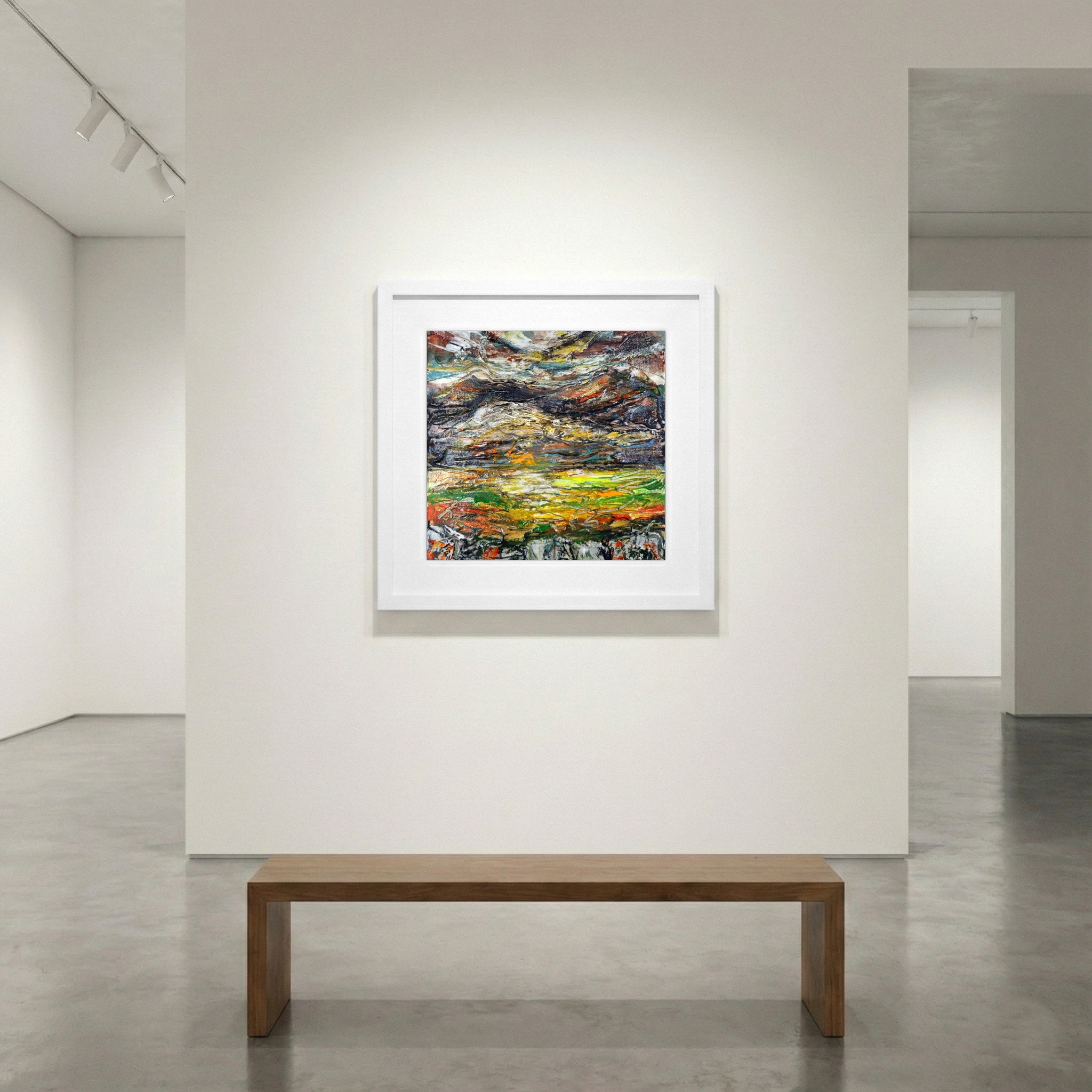 Rich Earth and Light Erosion — art on the wall, room interior preview 1
