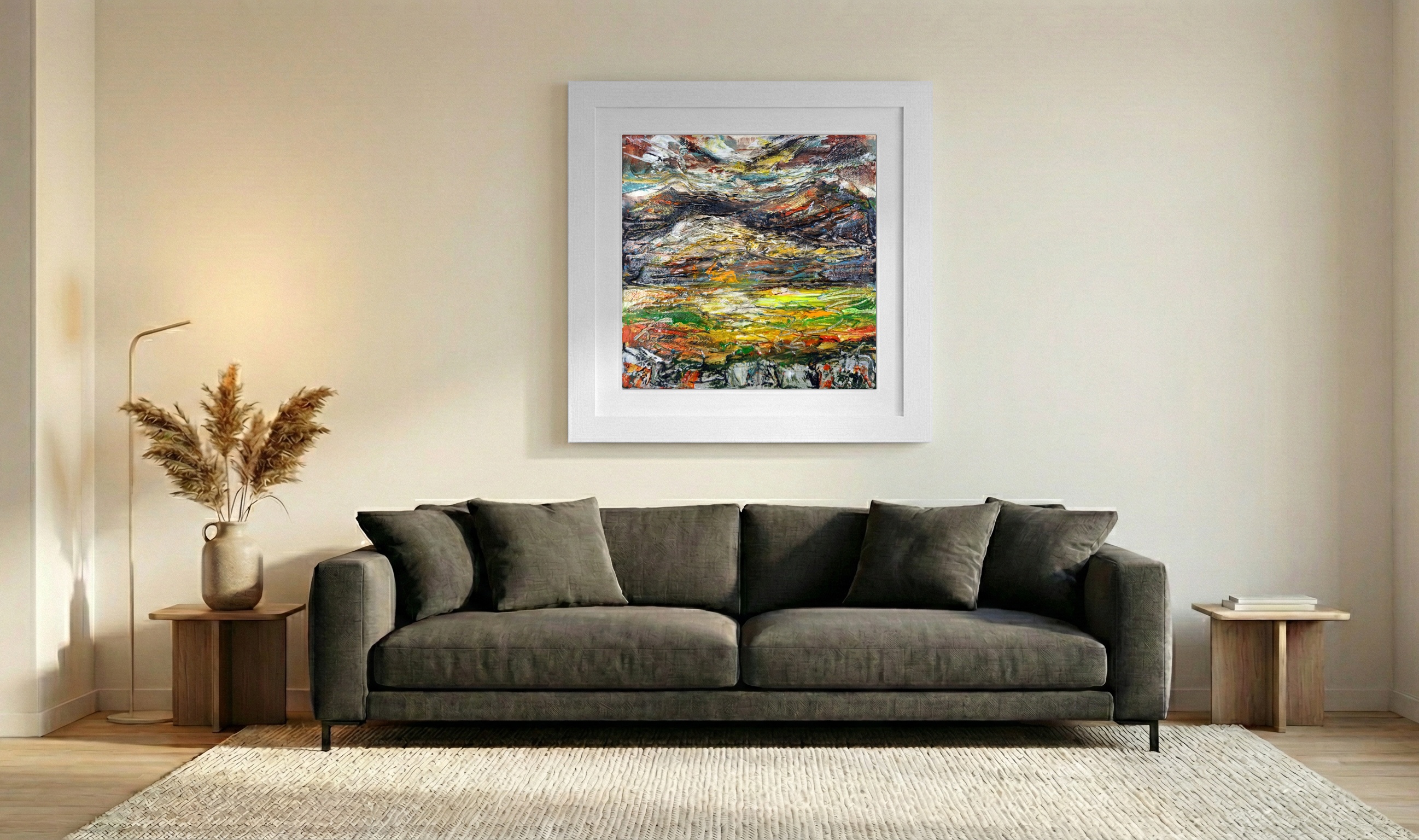 Rich Earth and Light Erosion — art on the wall, room interior preview 3