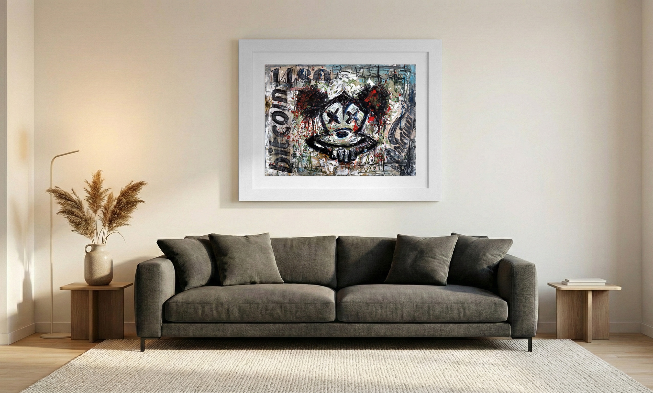 Critique of Icon with Grit and Color — art on the wall, room interior preview 1