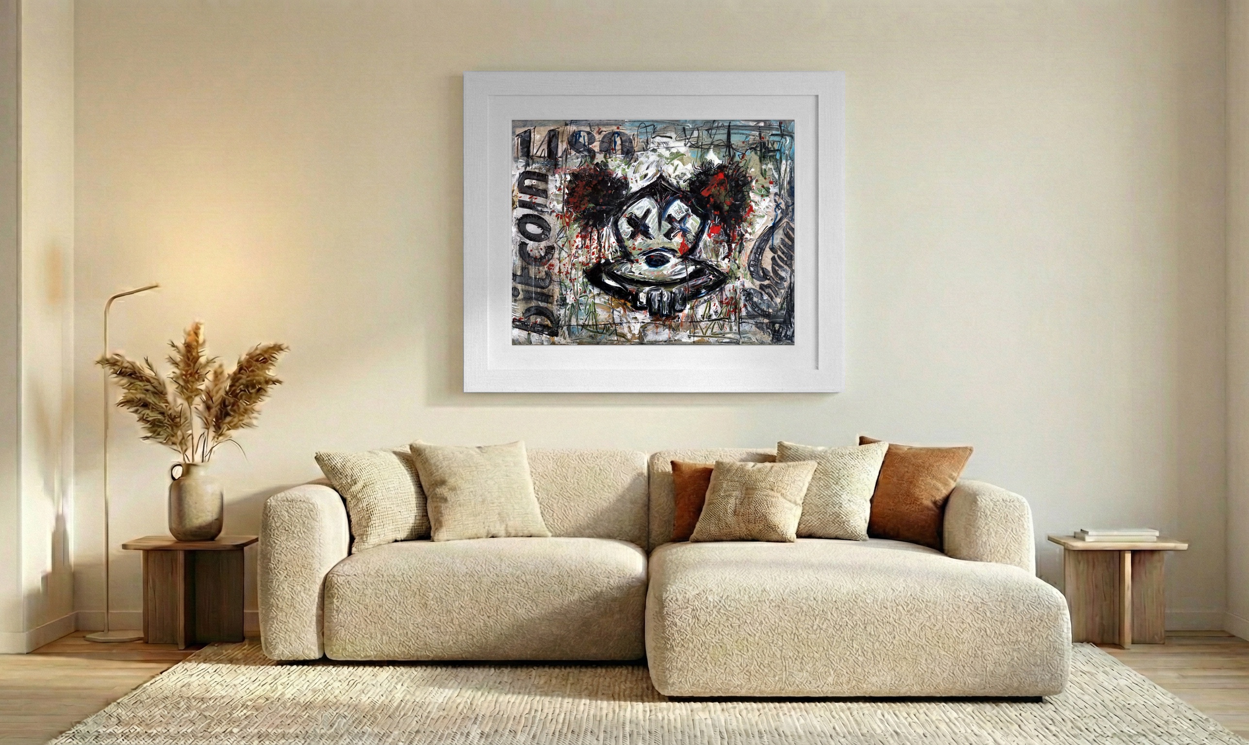 Critique of Icon with Grit and Color — art on the wall, room interior preview 2