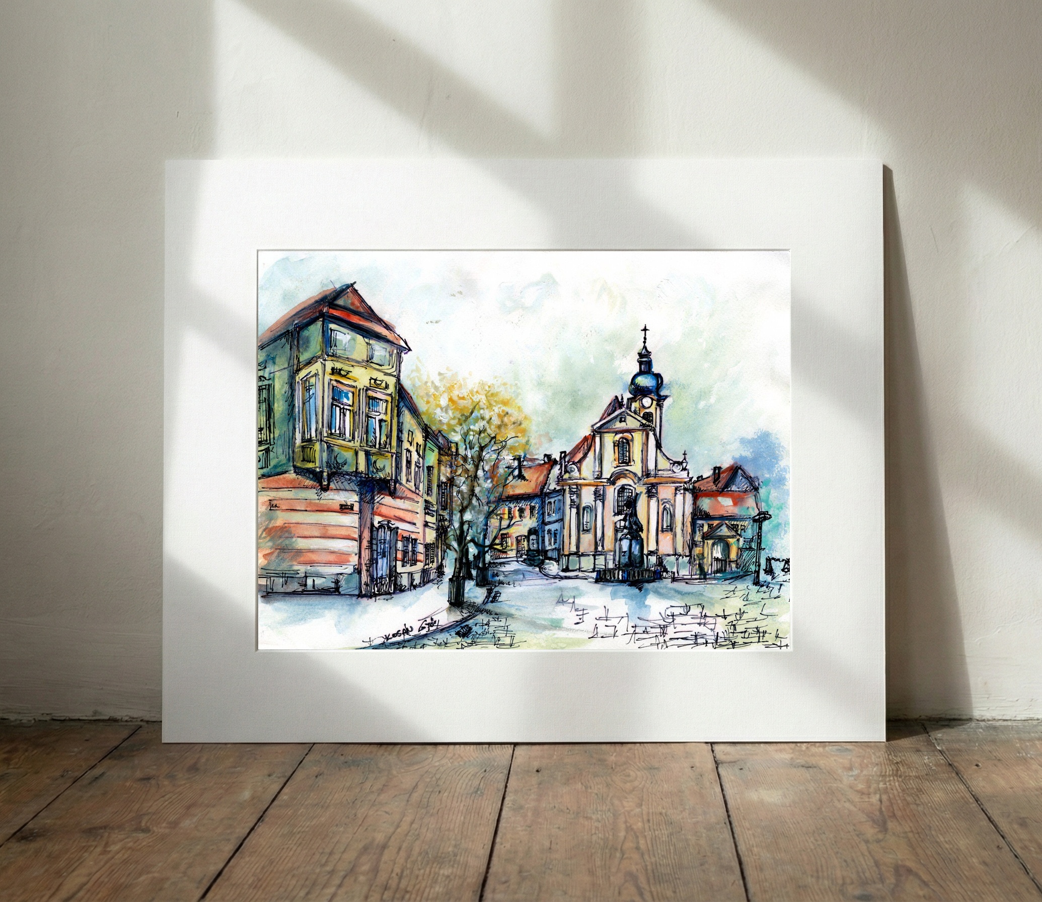 Baroque Charm of Győr — art on the wall, room interior preview 2