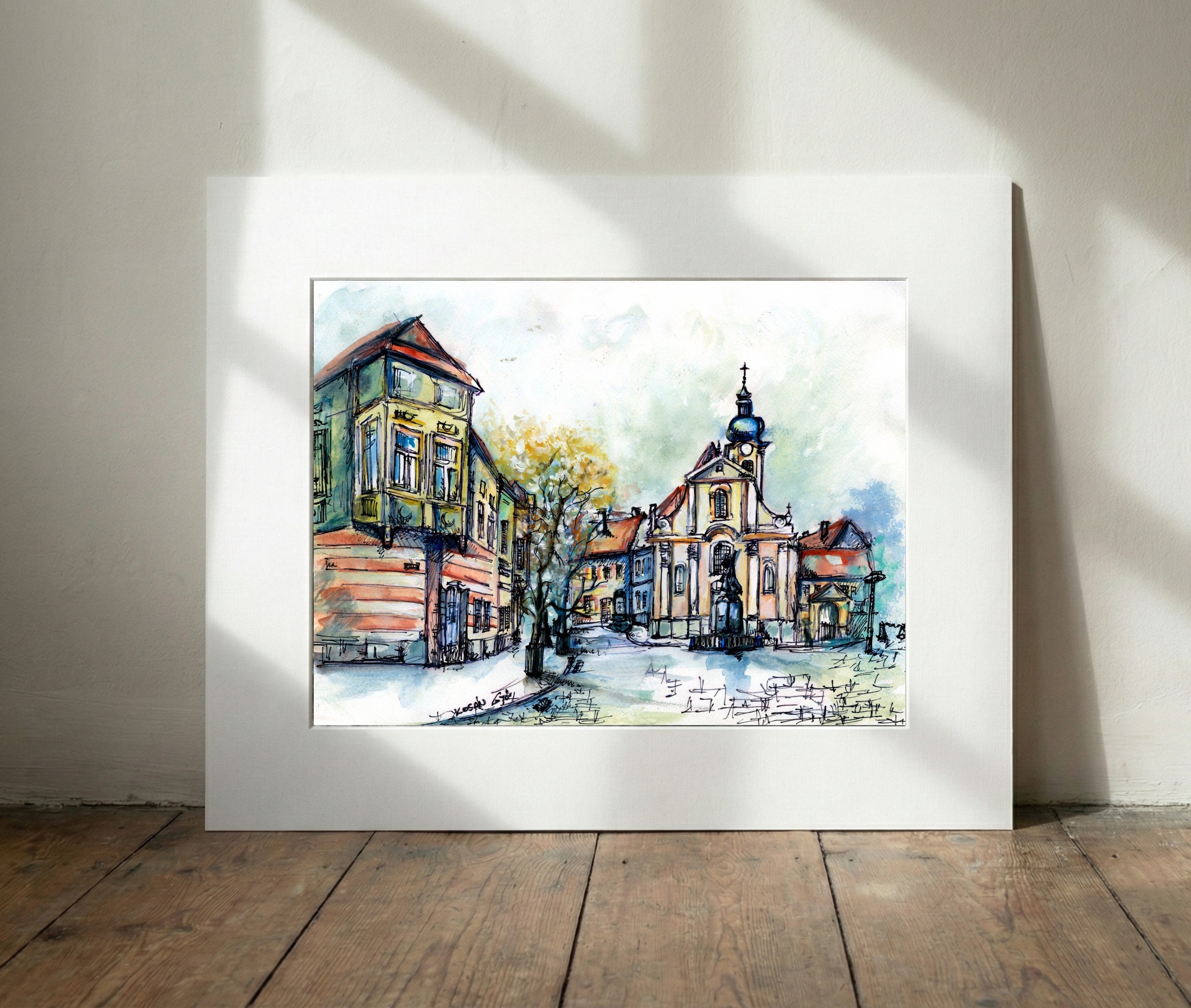 Baroque Charm of Győr — art on the wall, room interior preview 3
