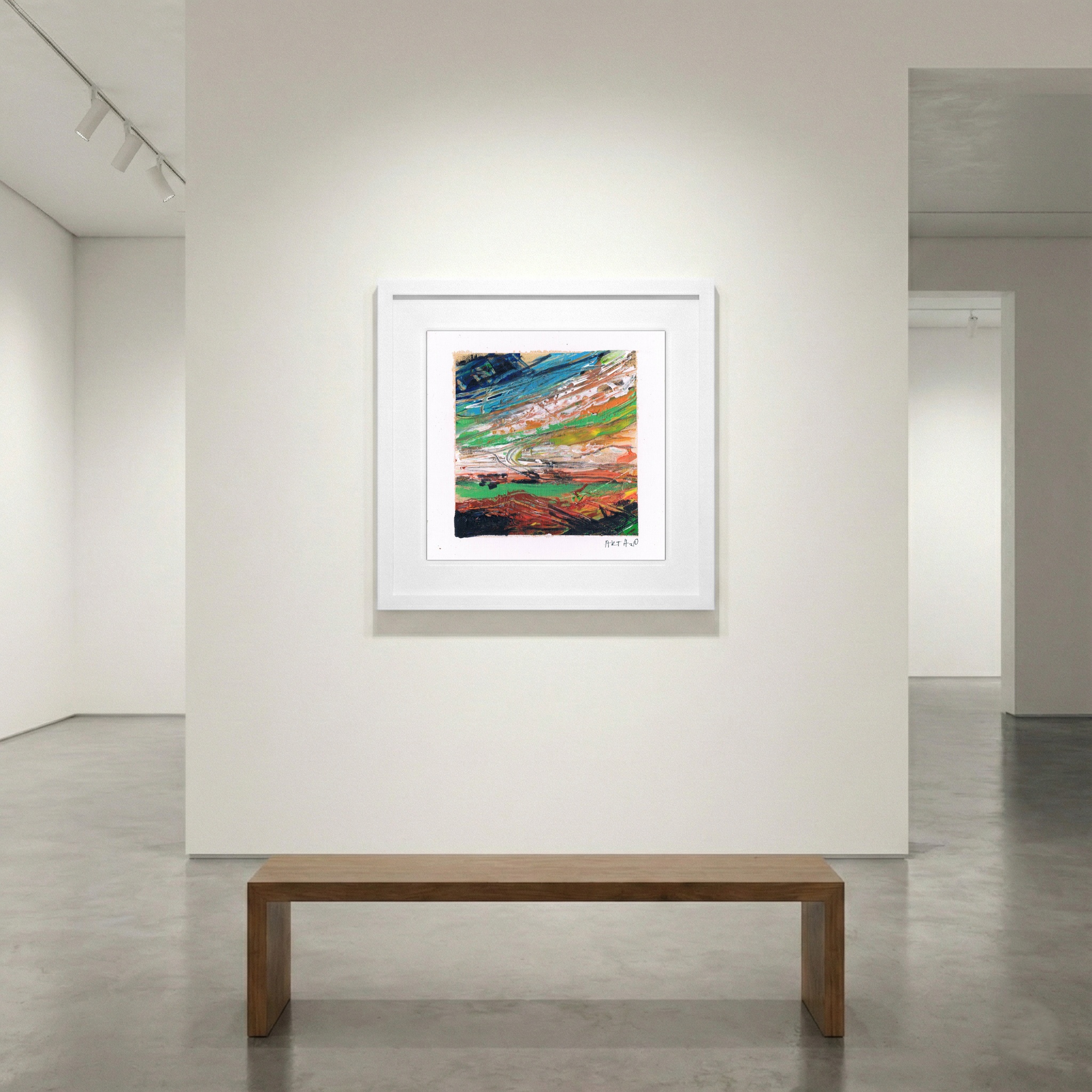 Earthy Sky over Louisburgh — art on the wall, room interior preview 1