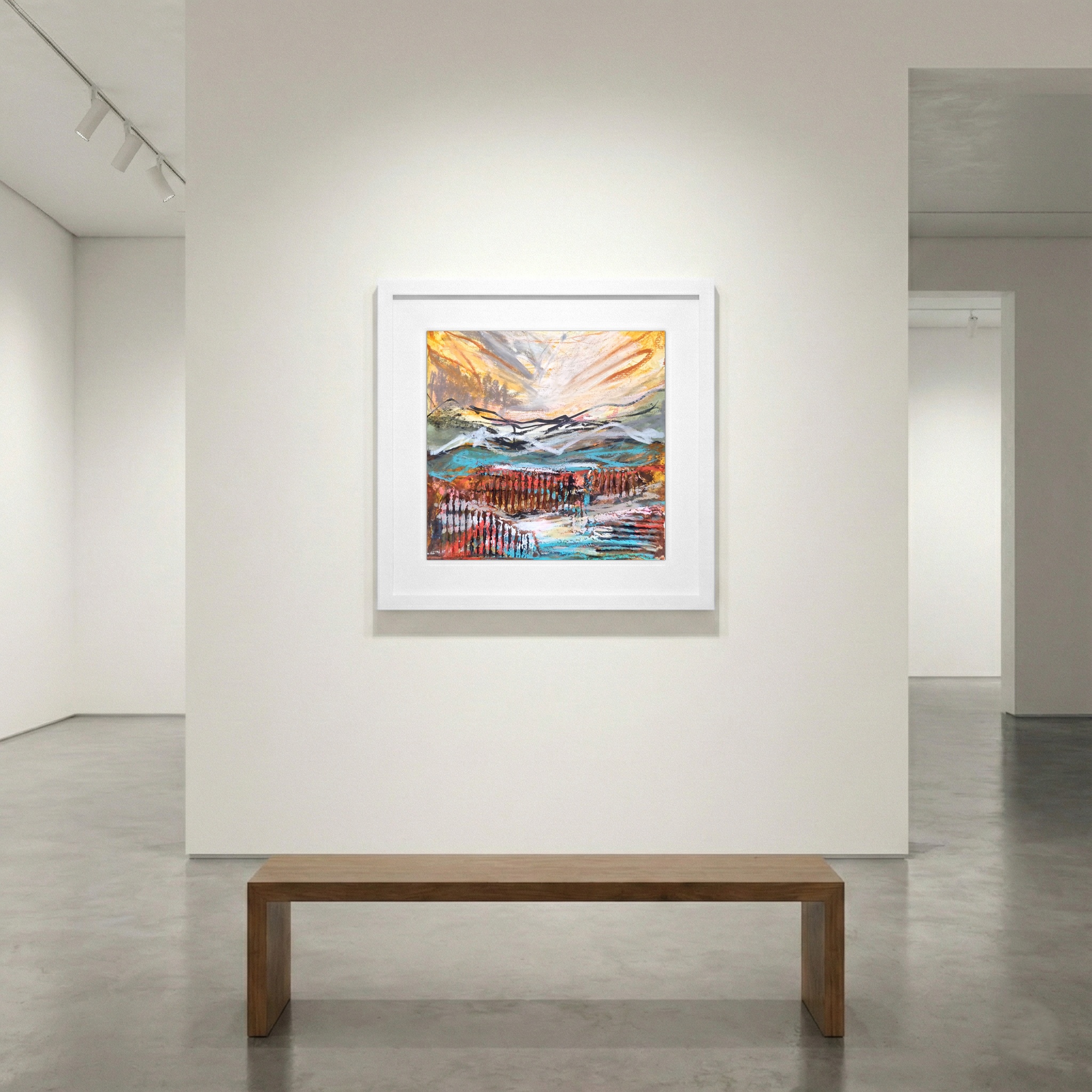 Warm Tones from Croatian Summer — art on the wall, room interior preview 1