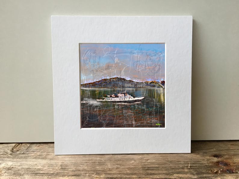 Muted Coastal Life Art — art on the wall, room interior preview 2