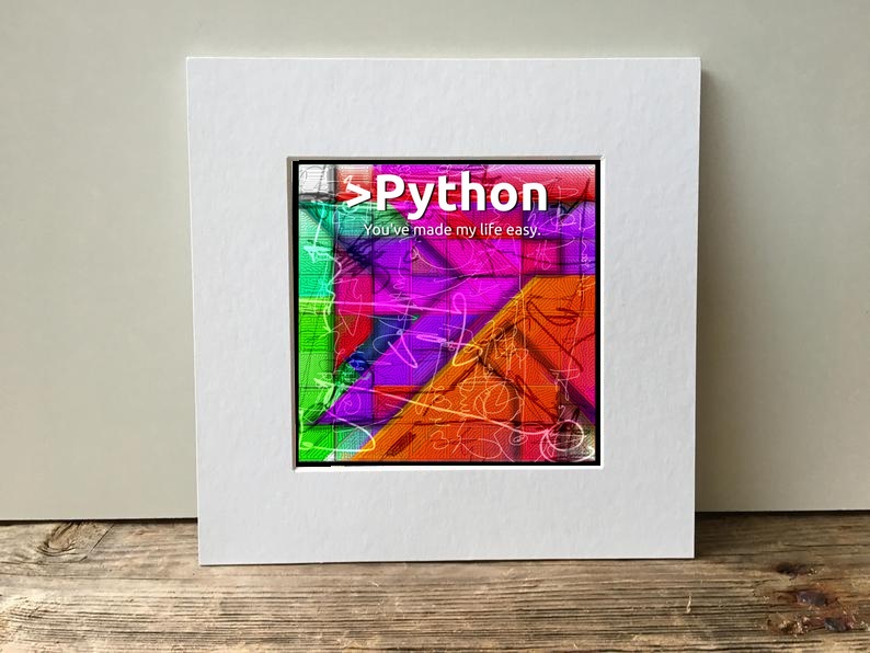 Bright Green and Pink Geometric Art — art on the wall, room interior preview 2