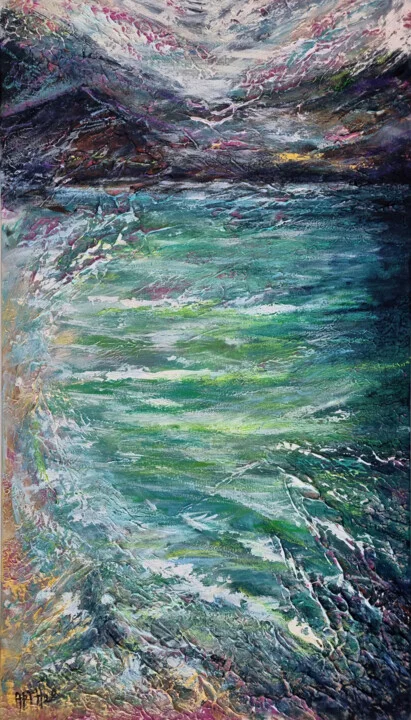 Click to view in high resolution Dynamic Veridian Tide Seascape