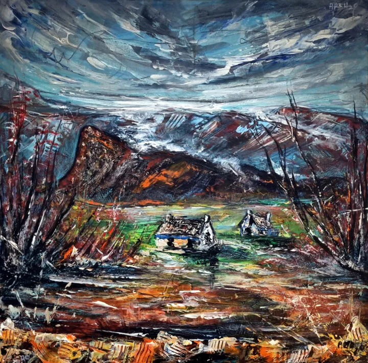 Click to view in high resolution Sheeffry Hills Under Dramatic Skies