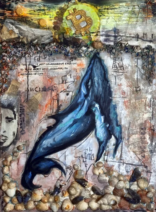 Click to view in high resolution Blue and Tactile Depth of The Bitcoin Whale