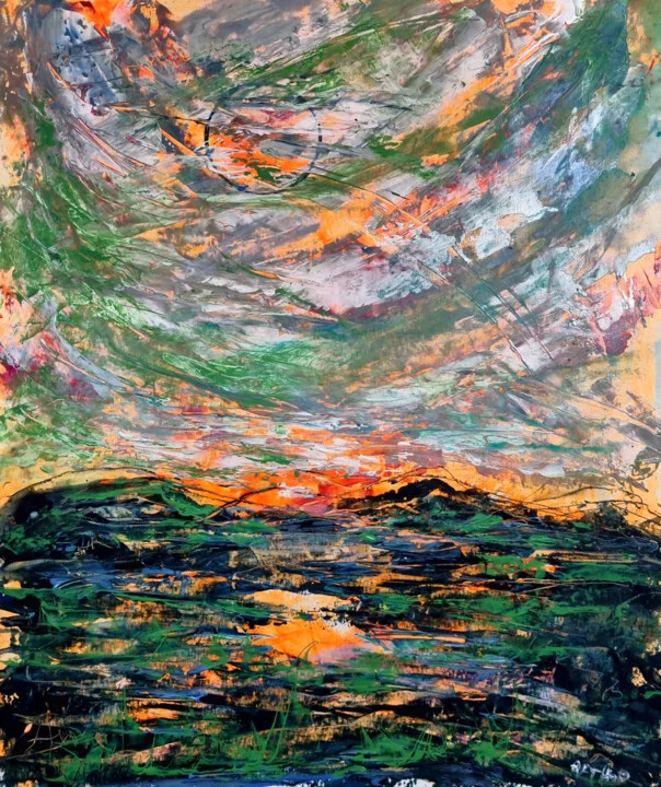 Click to view in high resolution Primal Sunset Horizon