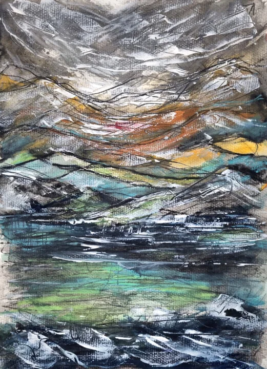 Click to view in high resolution Twilight Tones in Acrylic Layers