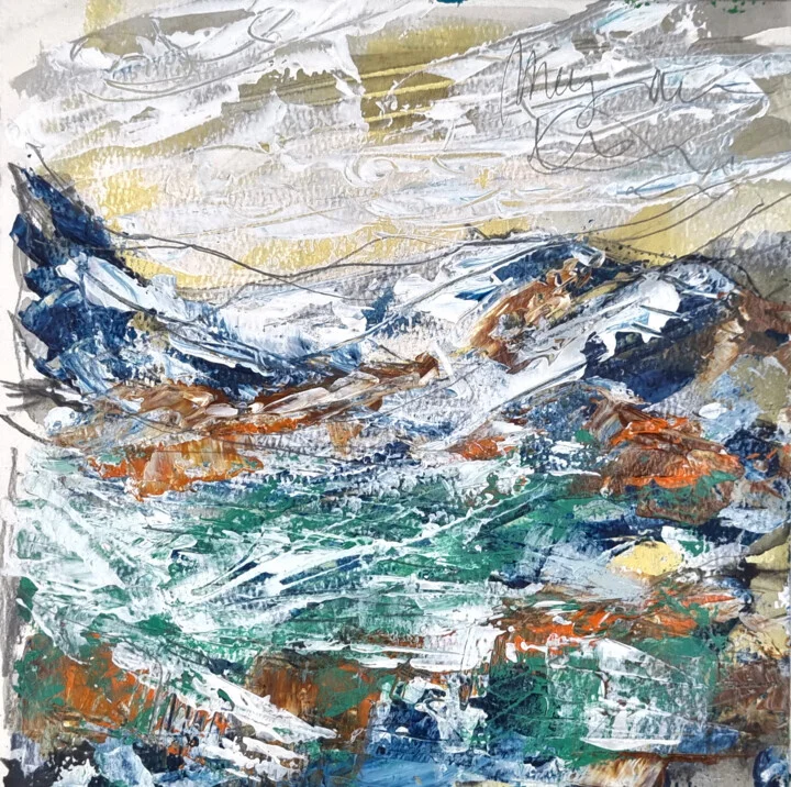 Click to view in high resolution Coastal Blues and Greens in Miniature