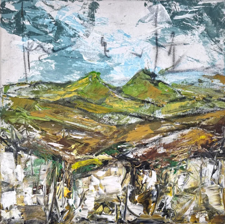 Click to view in high resolution Louisburgh Peaks in Texture