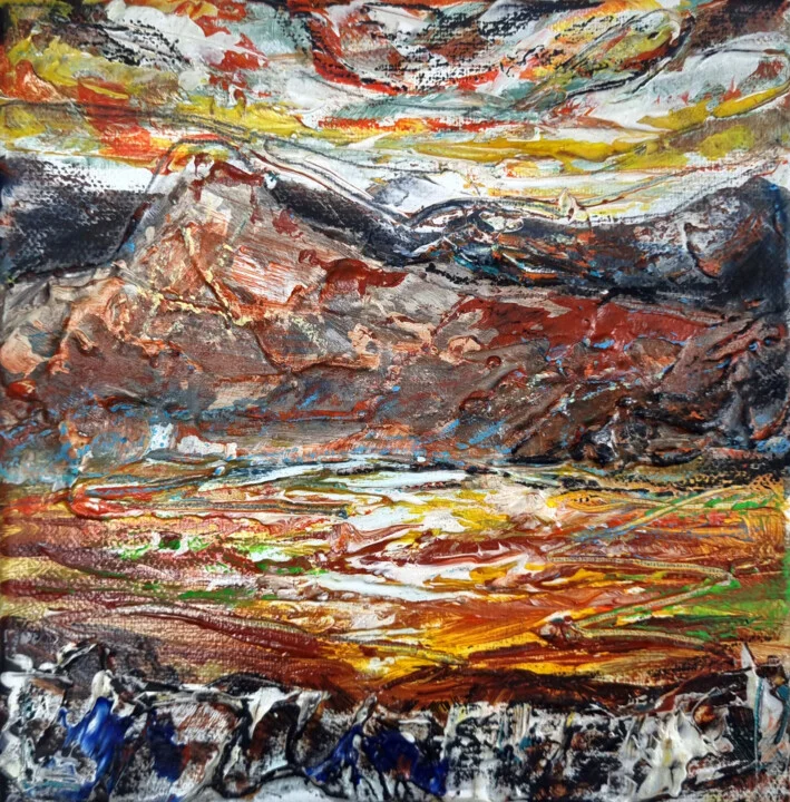 Click to view in high resolution Earthy Tones in Geological Drama