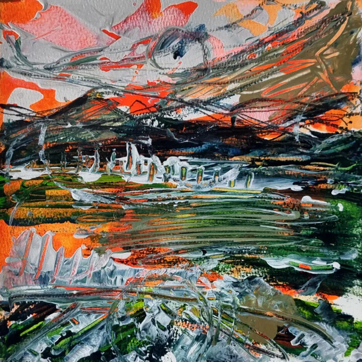 Click to view in high resolution Fiery Contrast in Turbulent Landscape