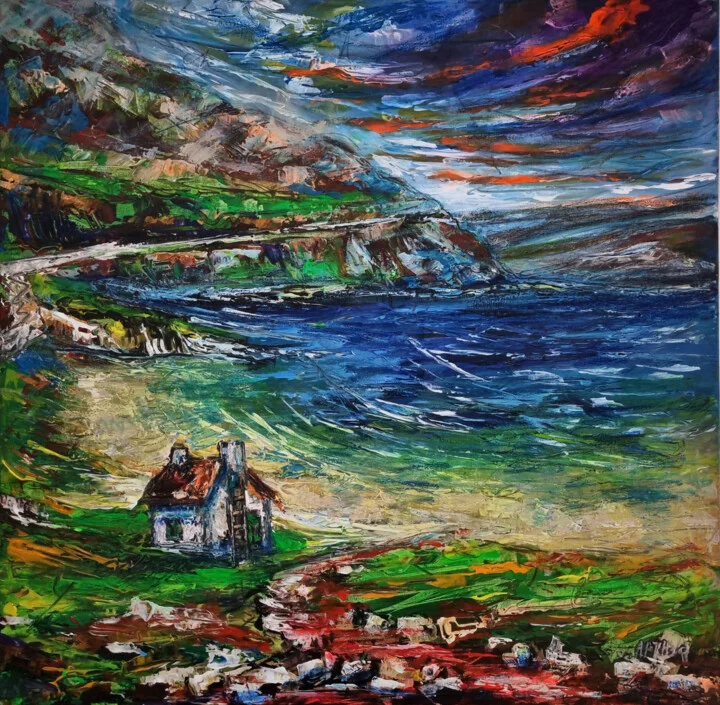 Click to view in high resolution Wild Atlantic and Solitary Cottage