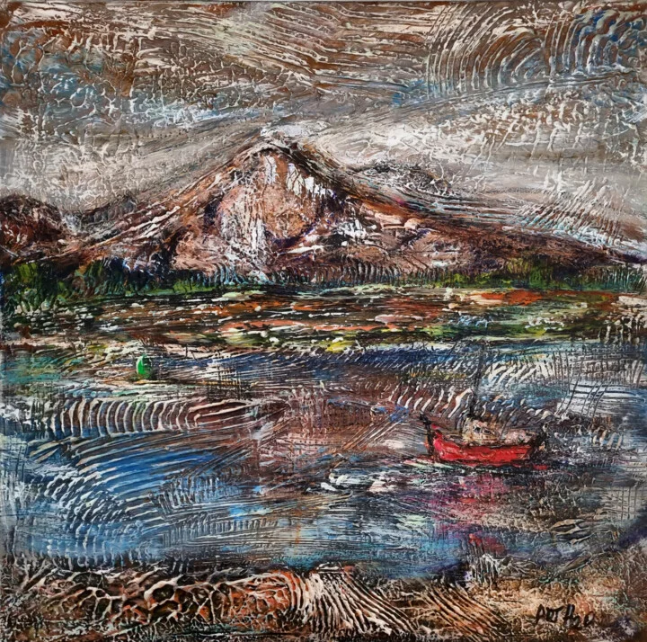 Click to view in high resolution Croagh Patrick in Rich Textural Expression
