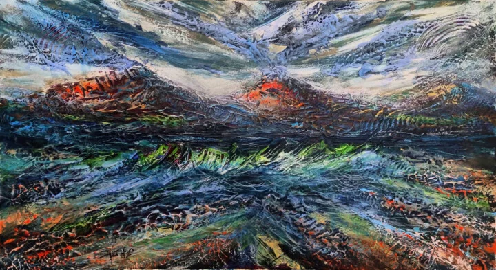 Click to view in high resolution Seashore Abstraction of a Cataclysmic Horizon