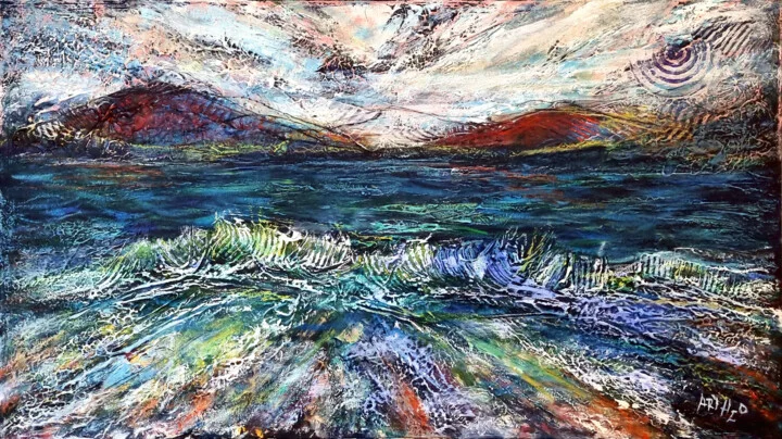 Click to view in high resolution Dawn's Wild Atlantic Crest, Seascape in Motion