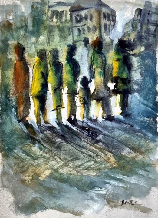 Click to view in high resolution Atmospheric Figures in Mist