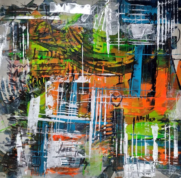 Click to view in high resolution Neon and Teal Urban Dynamics