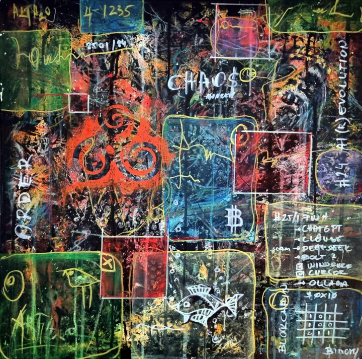 Click to view in high resolution Digital Chaos and Order in Color