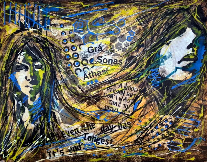 Click to view in high resolution Dynamic Dual Portrait in Earthy Tones