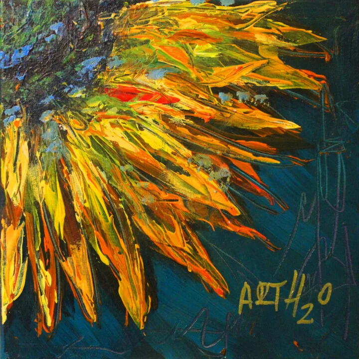 Click to view in high resolution Bottom Right Sunflower Panel