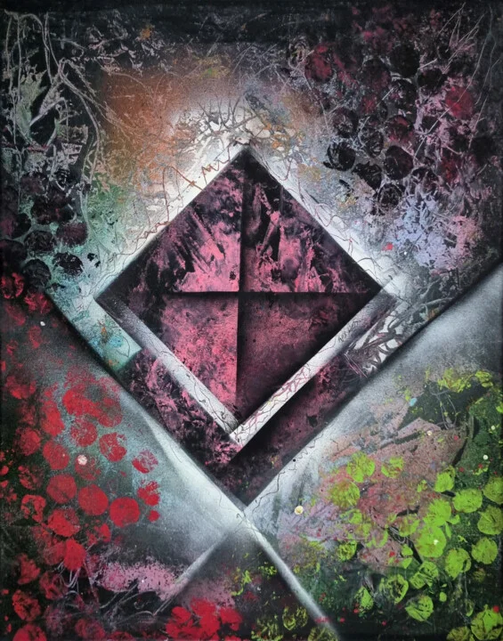 Click to view in high resolution Ethereum Diamond in Abstract Style
