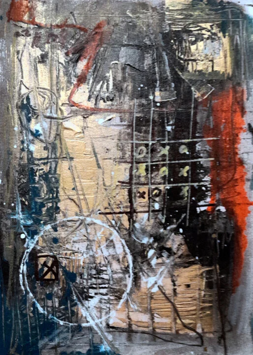 Click to view in high resolution Bronze Endurance in Urban Grid