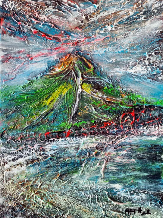 Click to view in high resolution Abstract Peak of Louisburgh Landscape