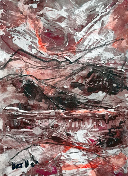 Click to view in high resolution Abstract Landscape of Rust and Charcoal