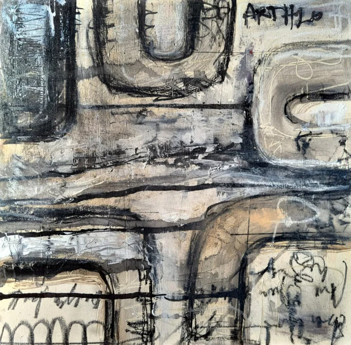 Click to view in high resolution Monochrome Textures in Gray and White