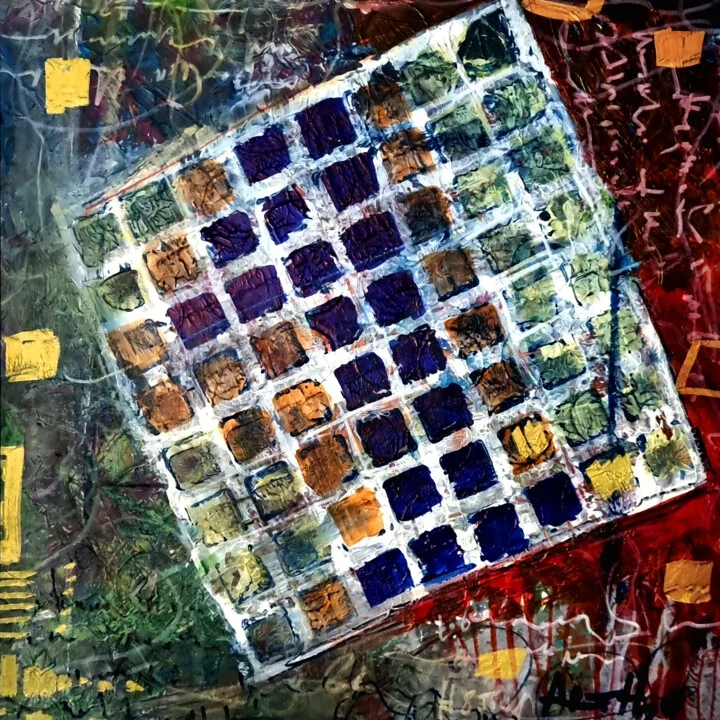 Click to view in high resolution Bright Orange Pixel Character