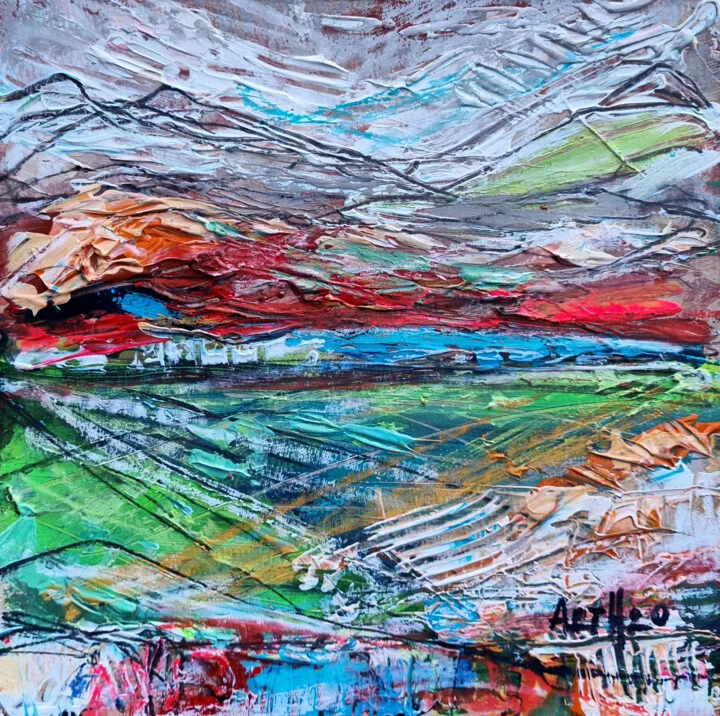 Click to view in high resolution Layered Atlantic Abstract