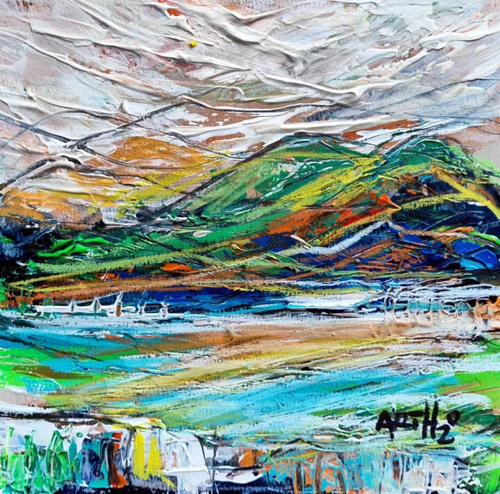 Click to view in high resolution Quiet Coastal Morning in Earthy Hues