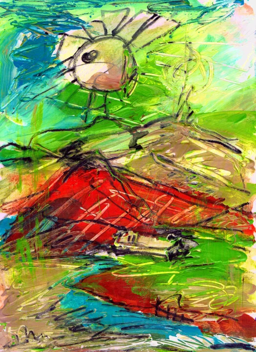 Click to view in high resolution Energetic Landscape in Red and Green