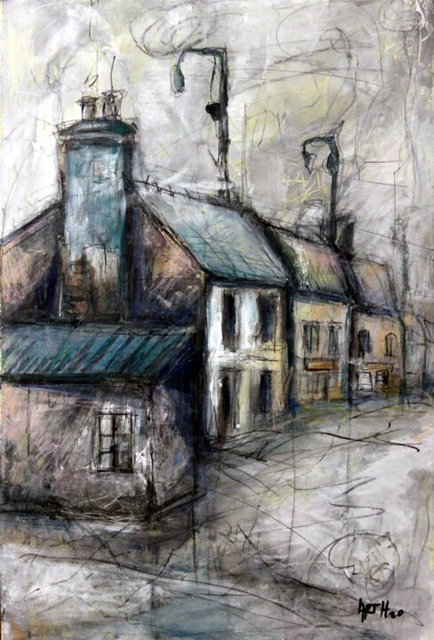 Click to view in high resolution Muted Tones of Irish Town Street