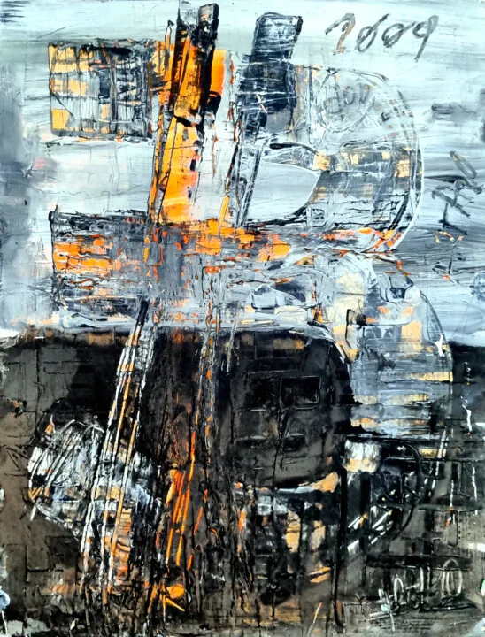 Click to view in high resolution Bitcoin Symbol in Fire and Shadow