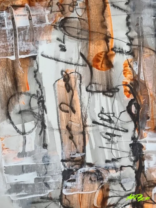 Click to view in high resolution Earth Tones and Charcoal Reflections