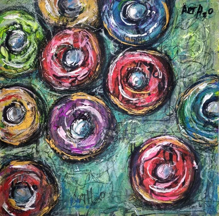 Click to view in high resolution Joyful Circles in Bold Hues