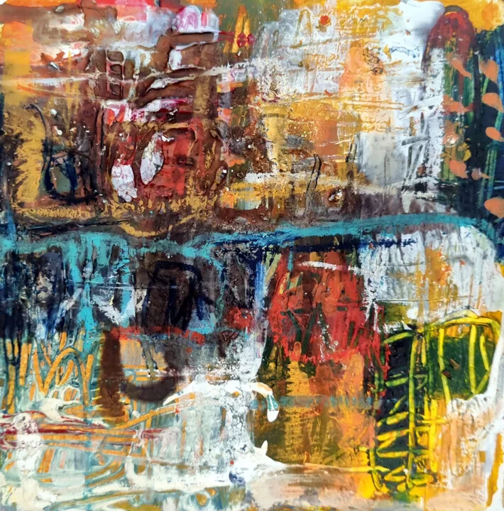 Click to view in high resolution Earthy Tones and Dynamic Shapes