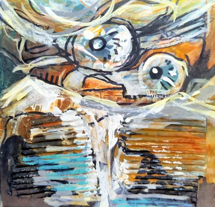 Click to view in high resolution Earthy Abstract Landscape Dream