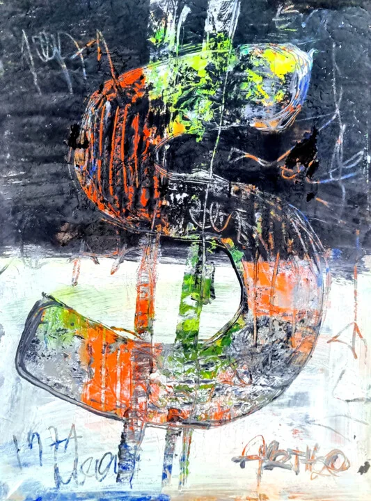 Click to view in high resolution Colorful Dollar Symbol in Acrylic