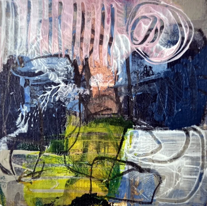 Click to view in high resolution Dreamlike Forest Scene in Earthy Tones