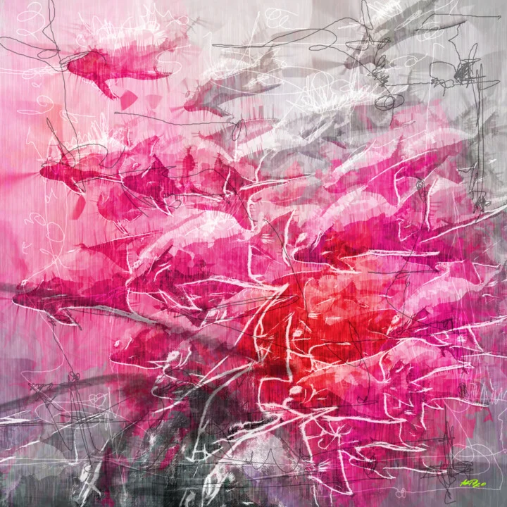 Click to view in high resolution Pink and Silver Fish in Motion