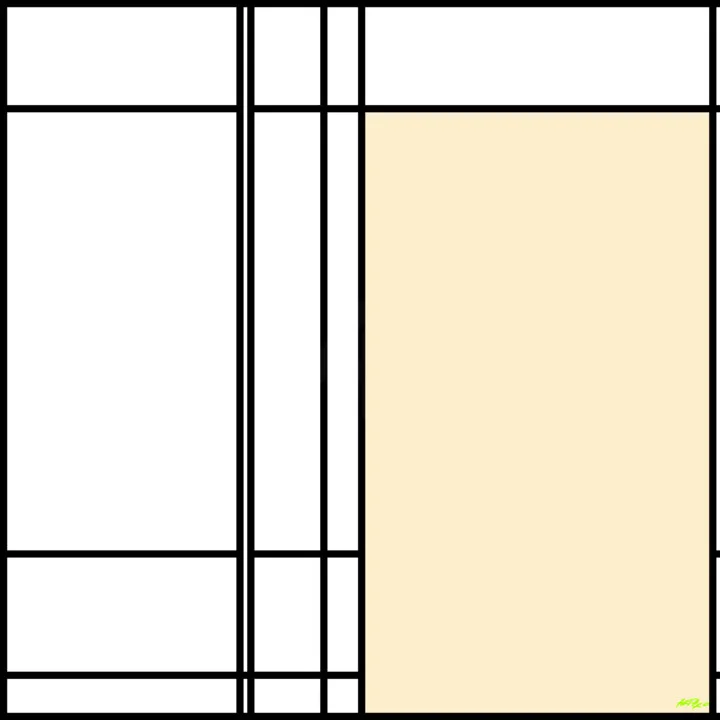 Click to view in high resolution Creamy Beige Abstract Digital Art