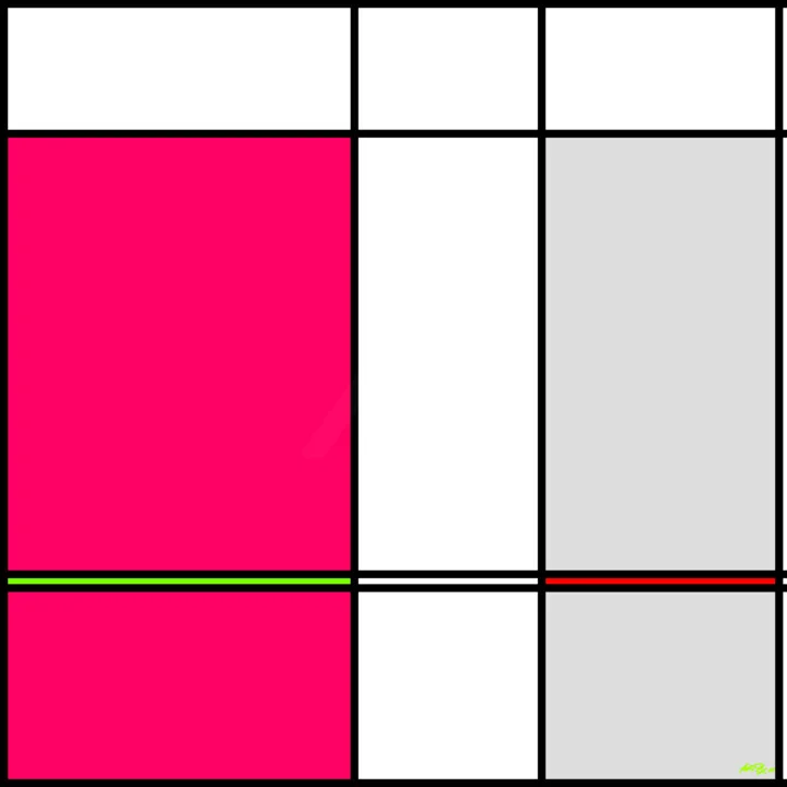 Click to view in high resolution Striking Pink Digital Abstract