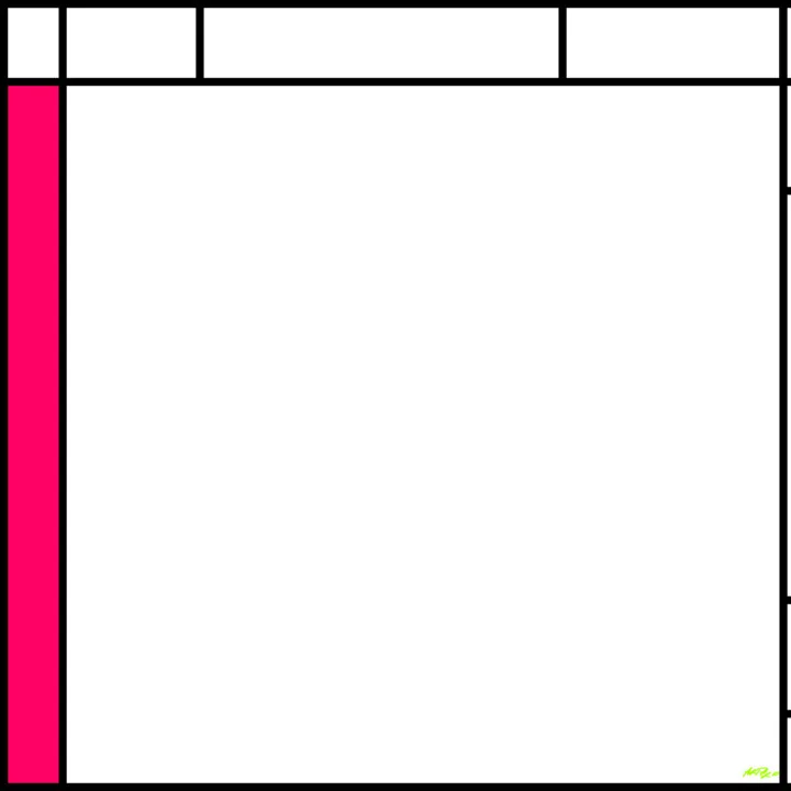 Click to view in high resolution Hot Pink and White Abstract Digital Art